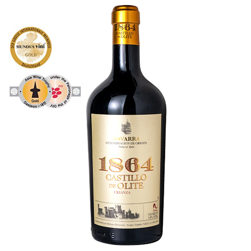 Foto de Vino Tinto 1864 Castillo de Olite Crianza.
